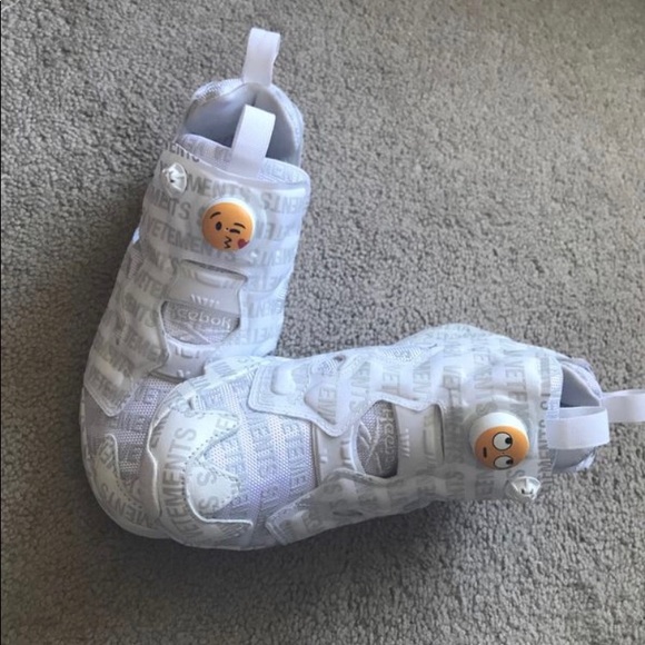 Reebok Fury Vetements Emoji White - Picture 8 of 8